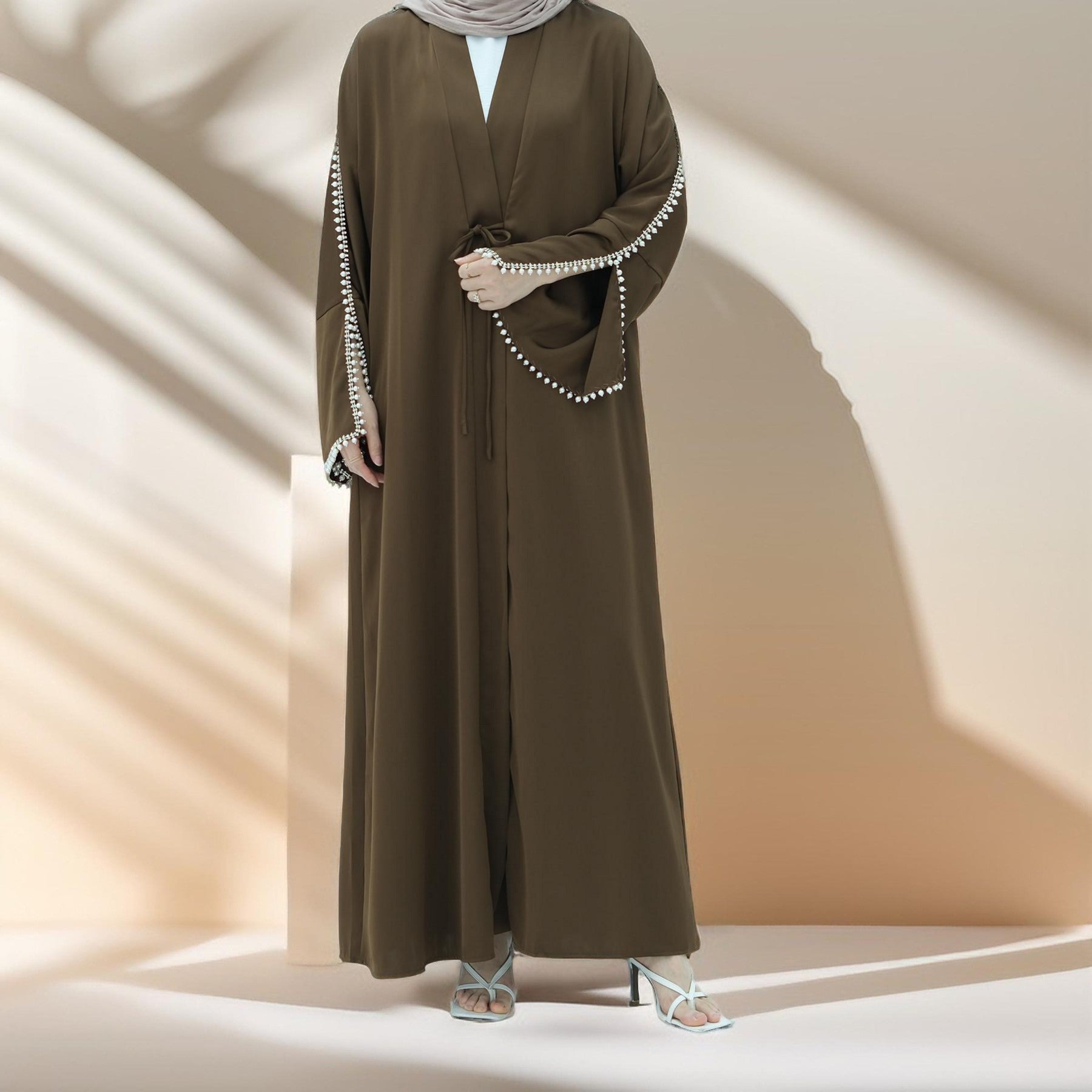 Allure de Perle Kimono Abaya, view 8
