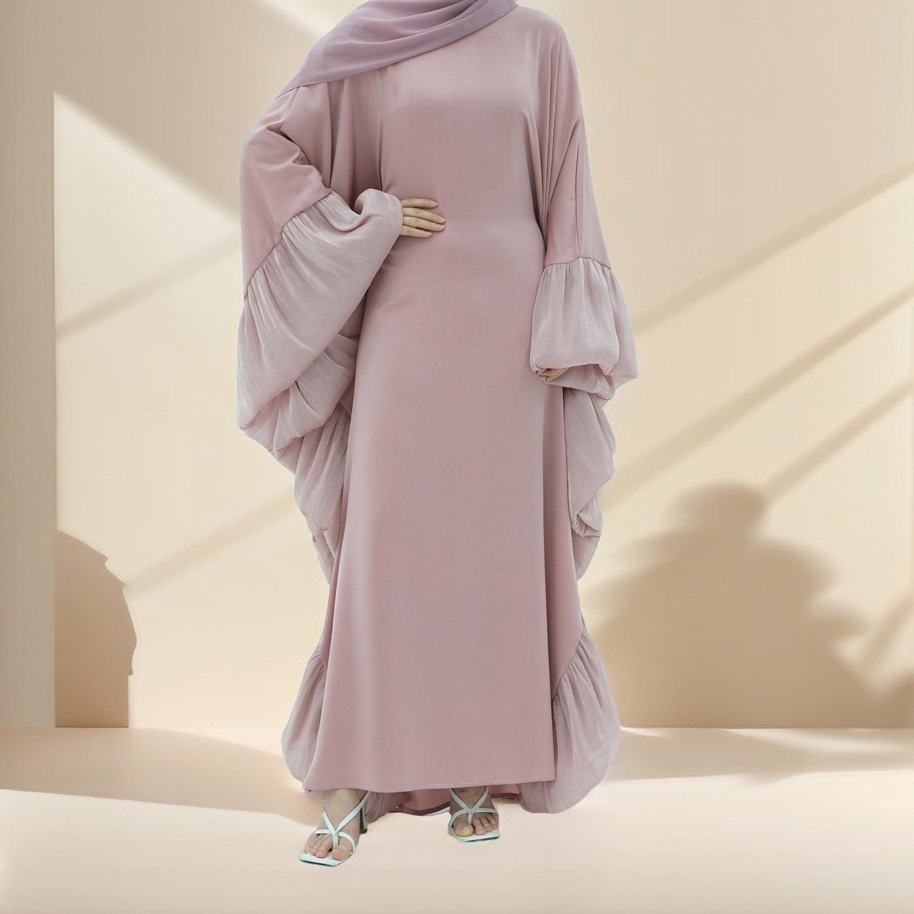 Samiya Butterfly Drape Kaftan by Try Modest