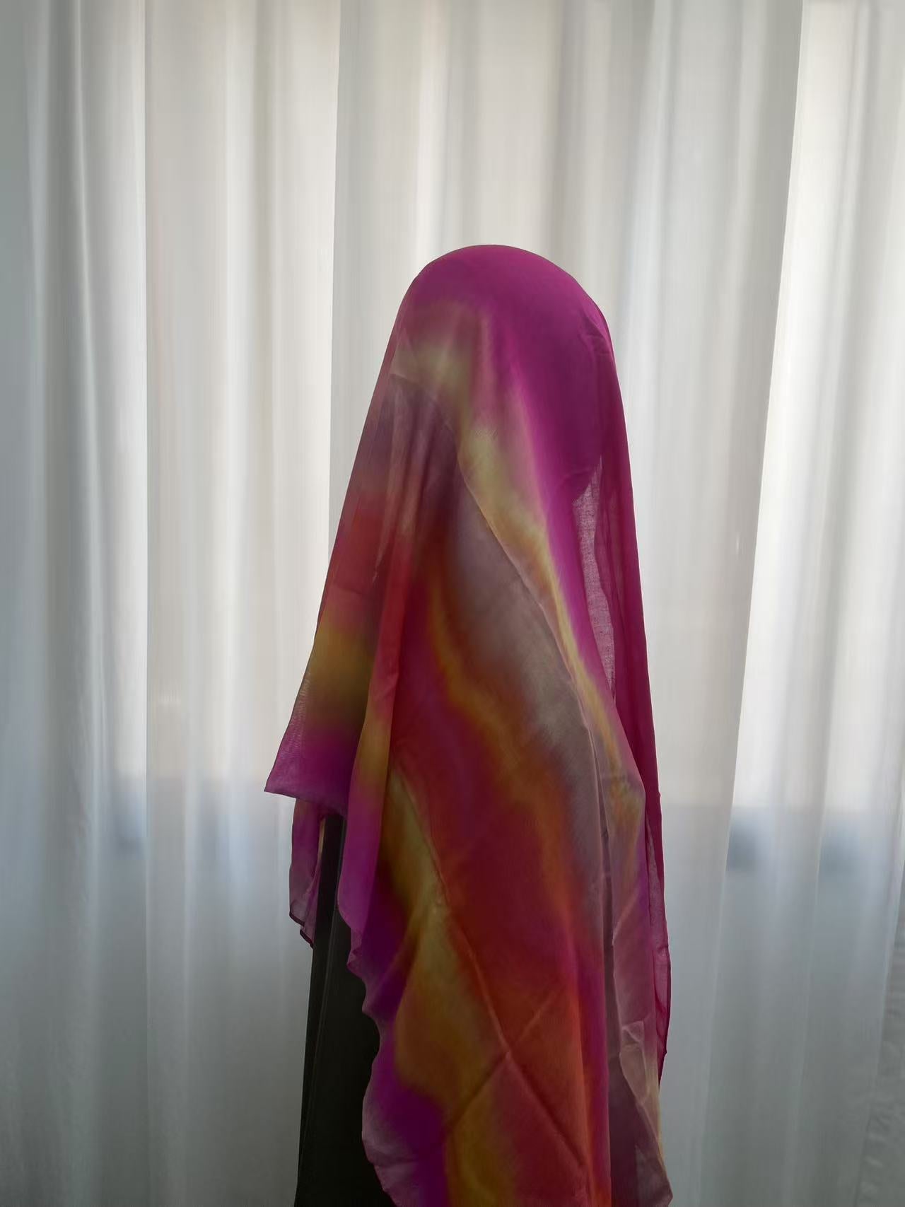 Ombre Bloom Modal Hijab, view 5