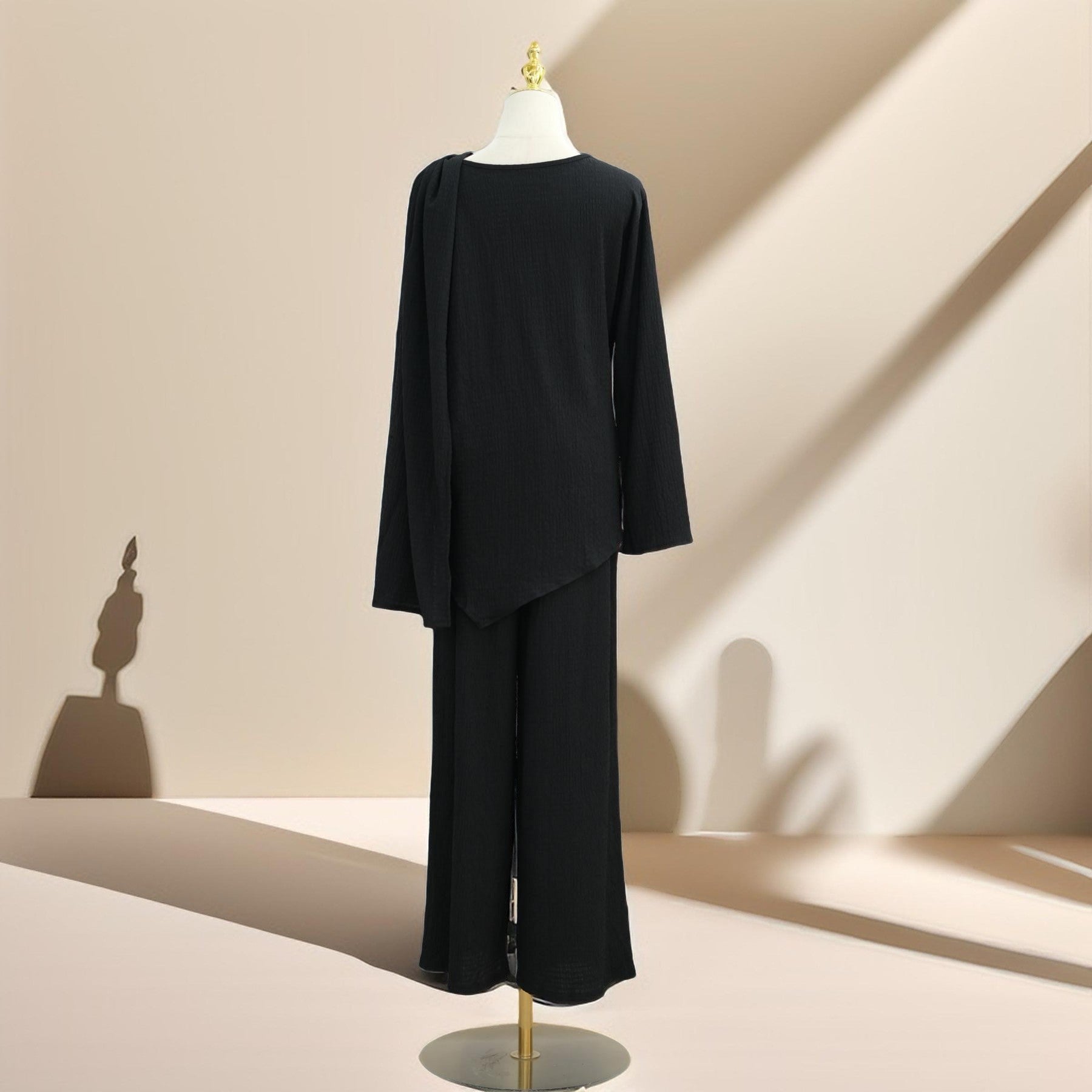 Camille Drape Top & Relaxed Pant Co-ord, view 2