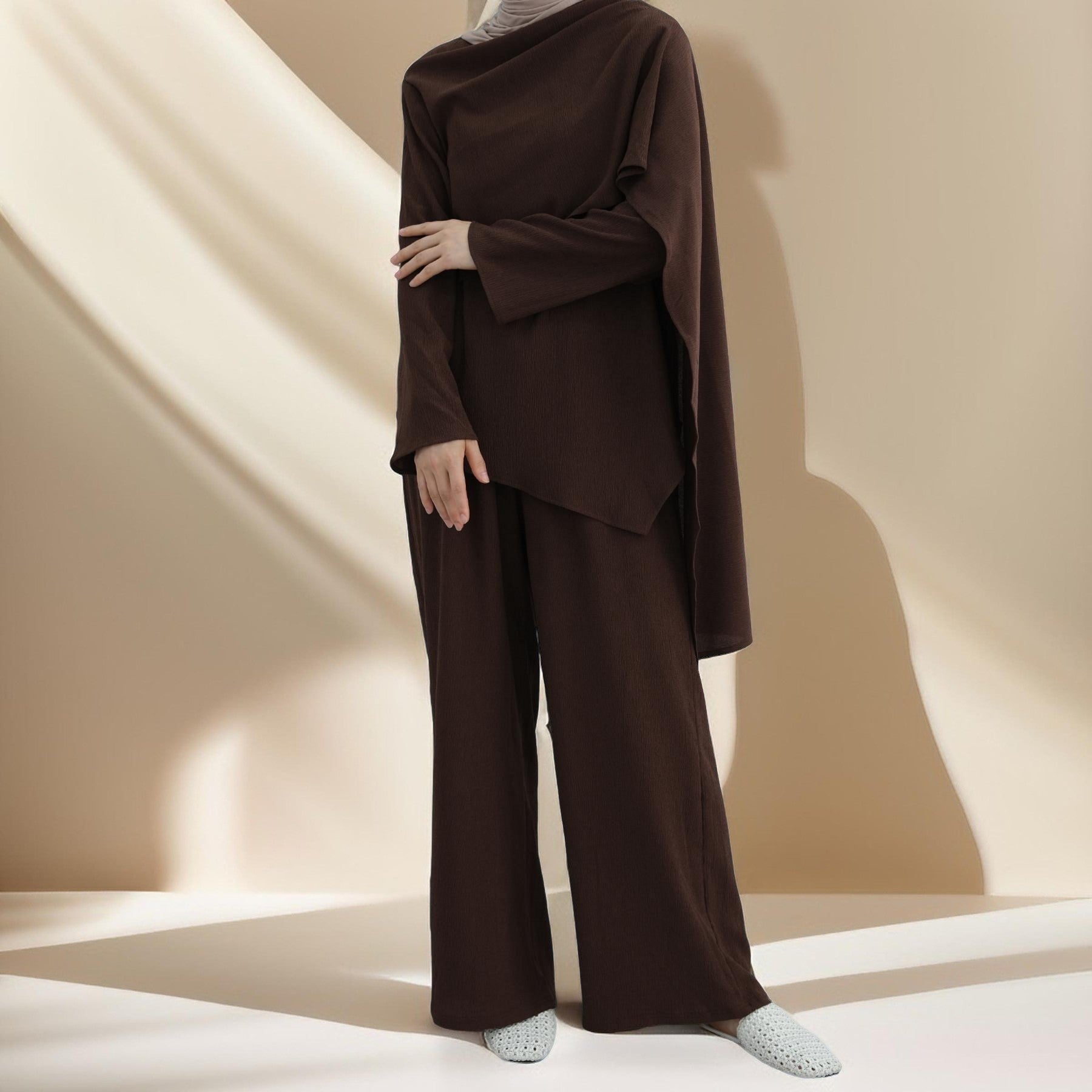 Camille Drape Top & Relaxed Pant Co-ord, view 6