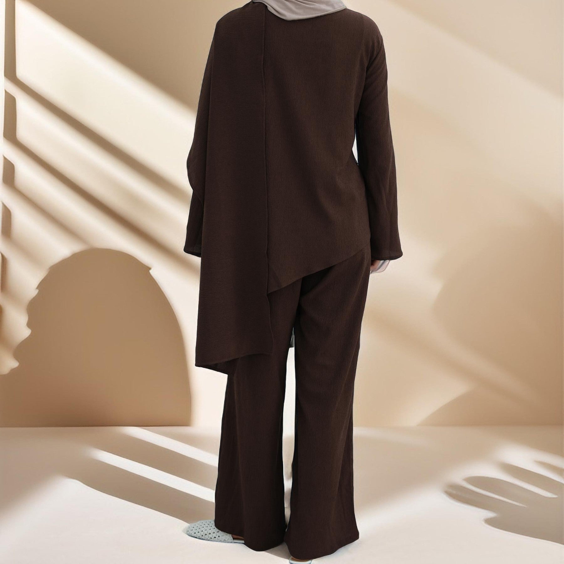 Camille Drape Top & Relaxed Pant Co-ord, view 7