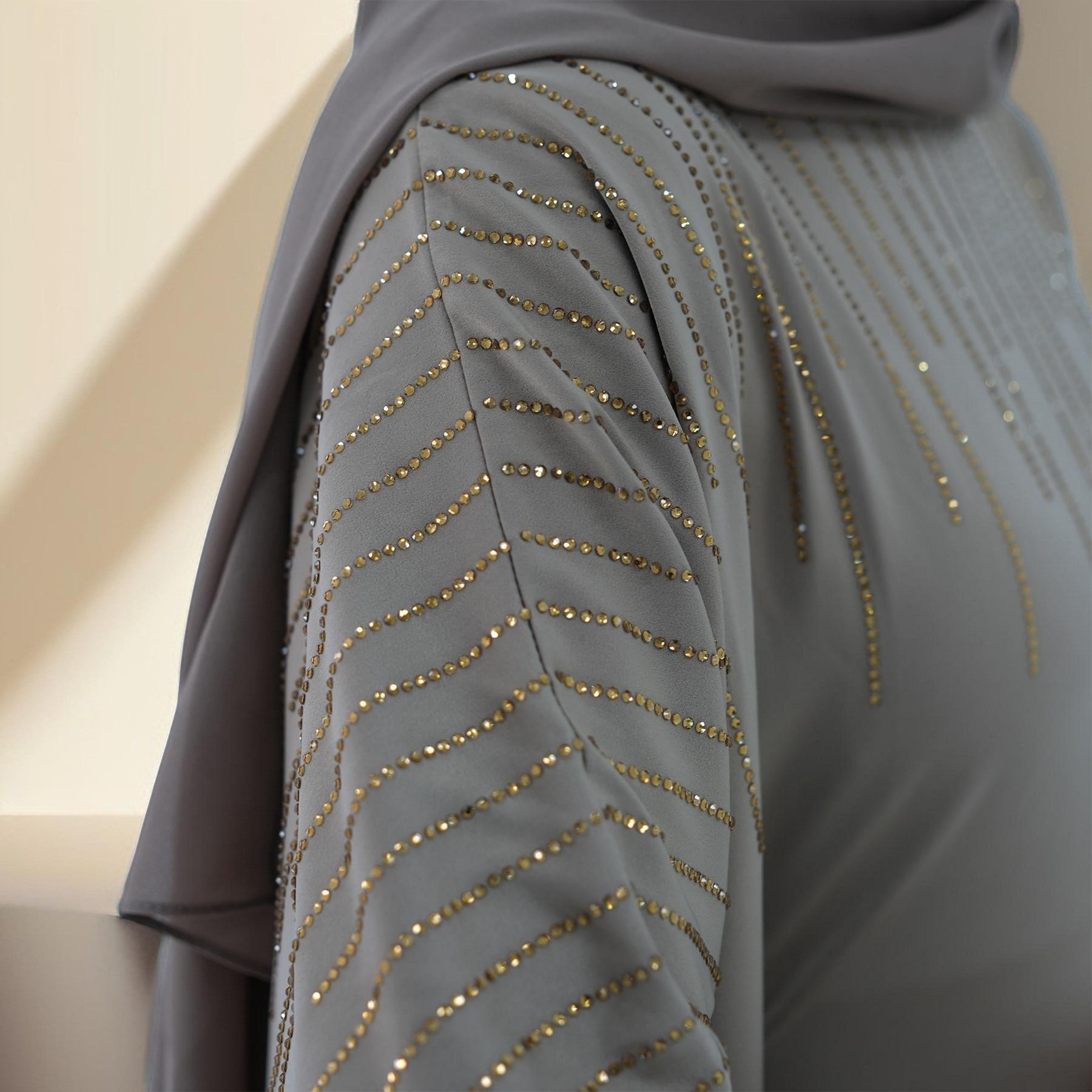 Maria Embellished Kaftan Abaya, view 5