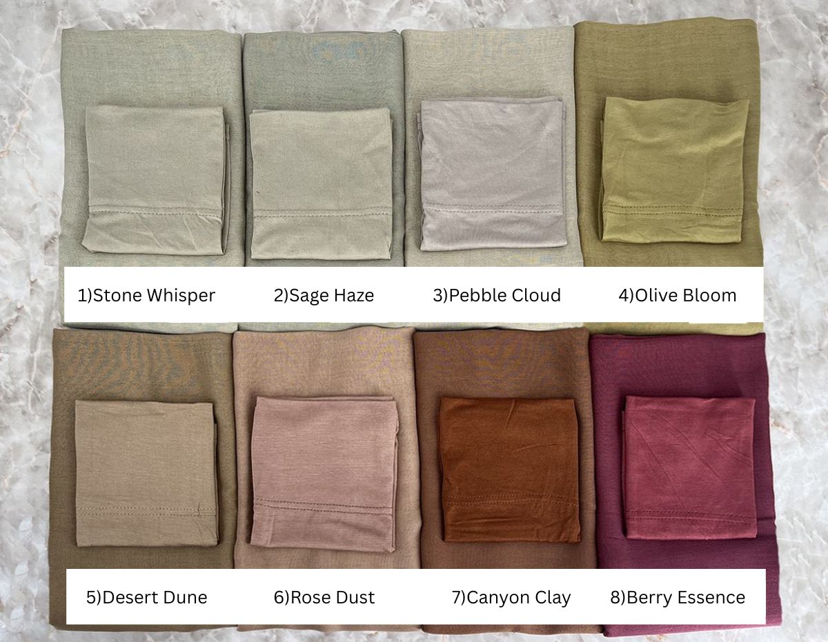 Essential Modal Hjabs With Matching Cap -35 shades, view 3
