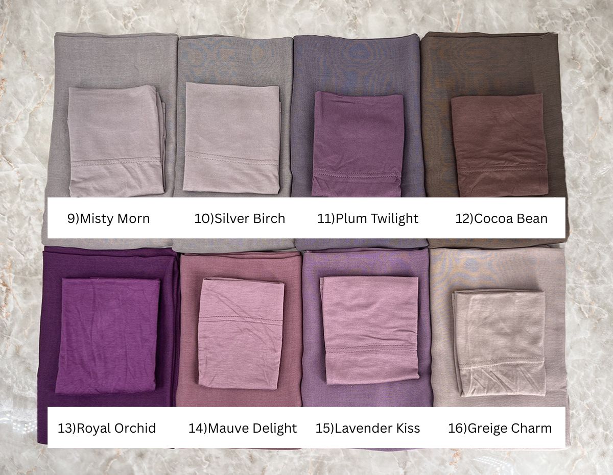 Essential Modal Hjabs With Matching Cap -35 shades, view 8