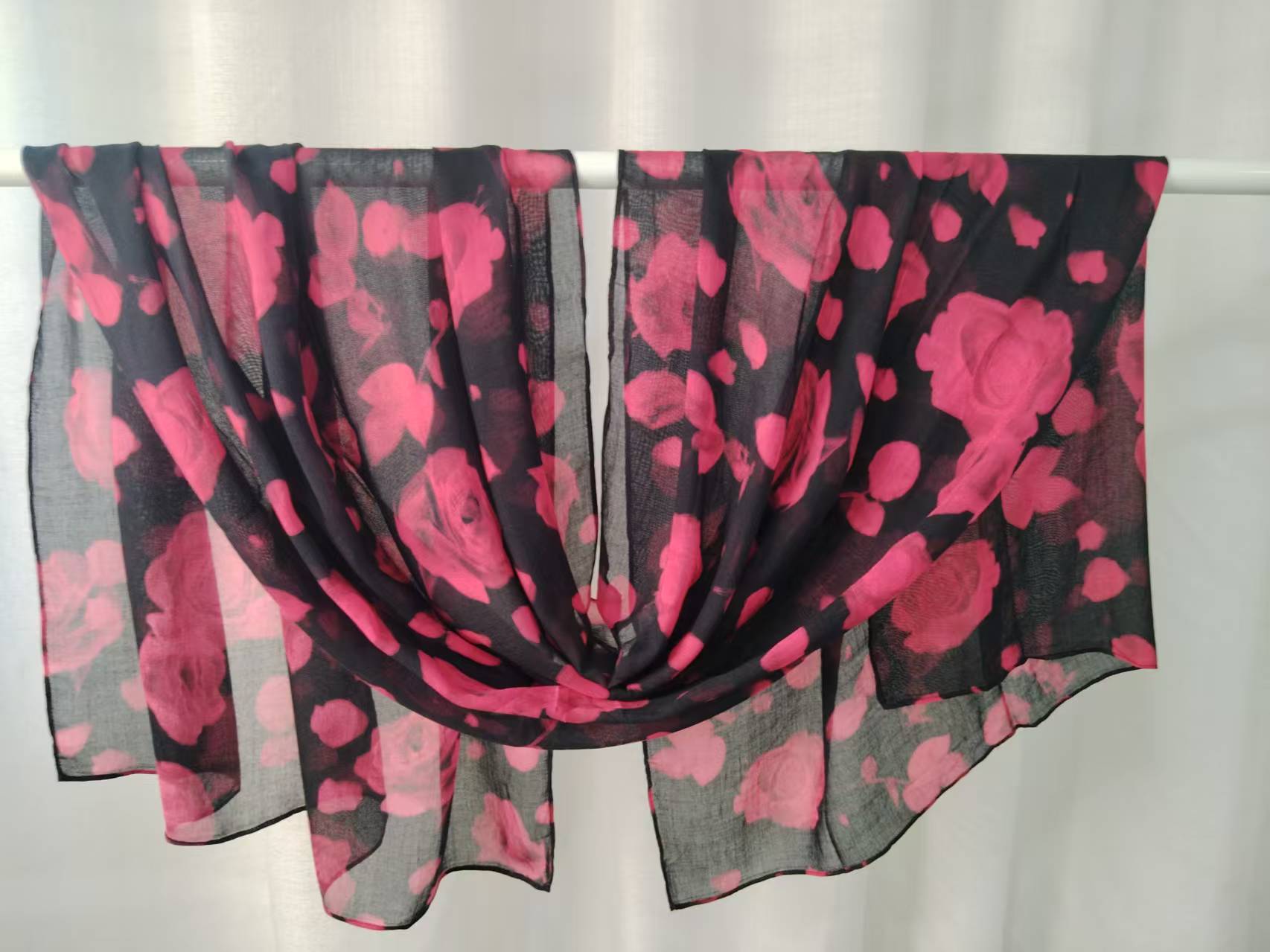 Crimson Bloom Modal Hijab, view 3
