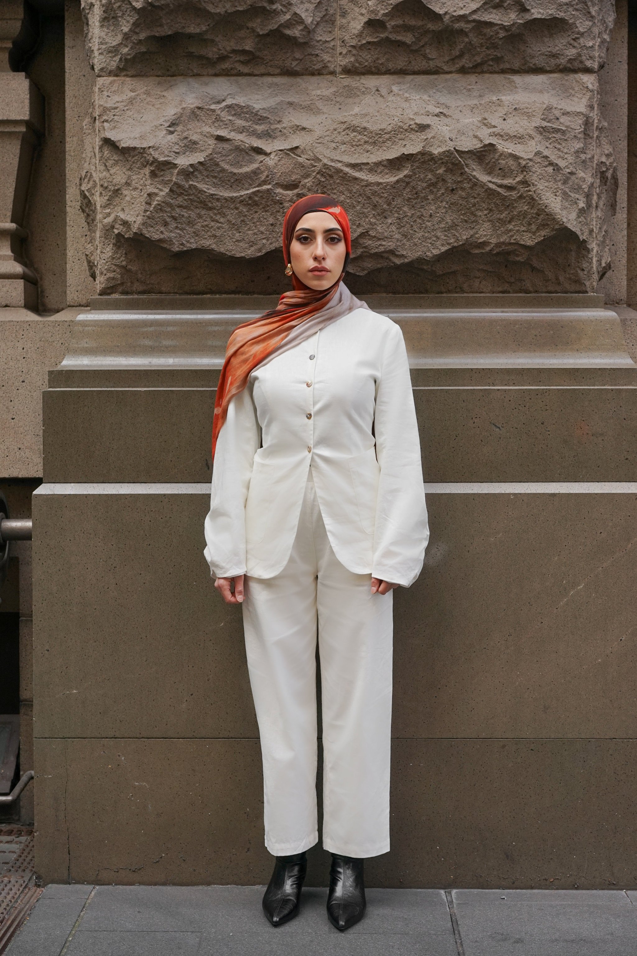 Serene Linen Suit Set, view 2