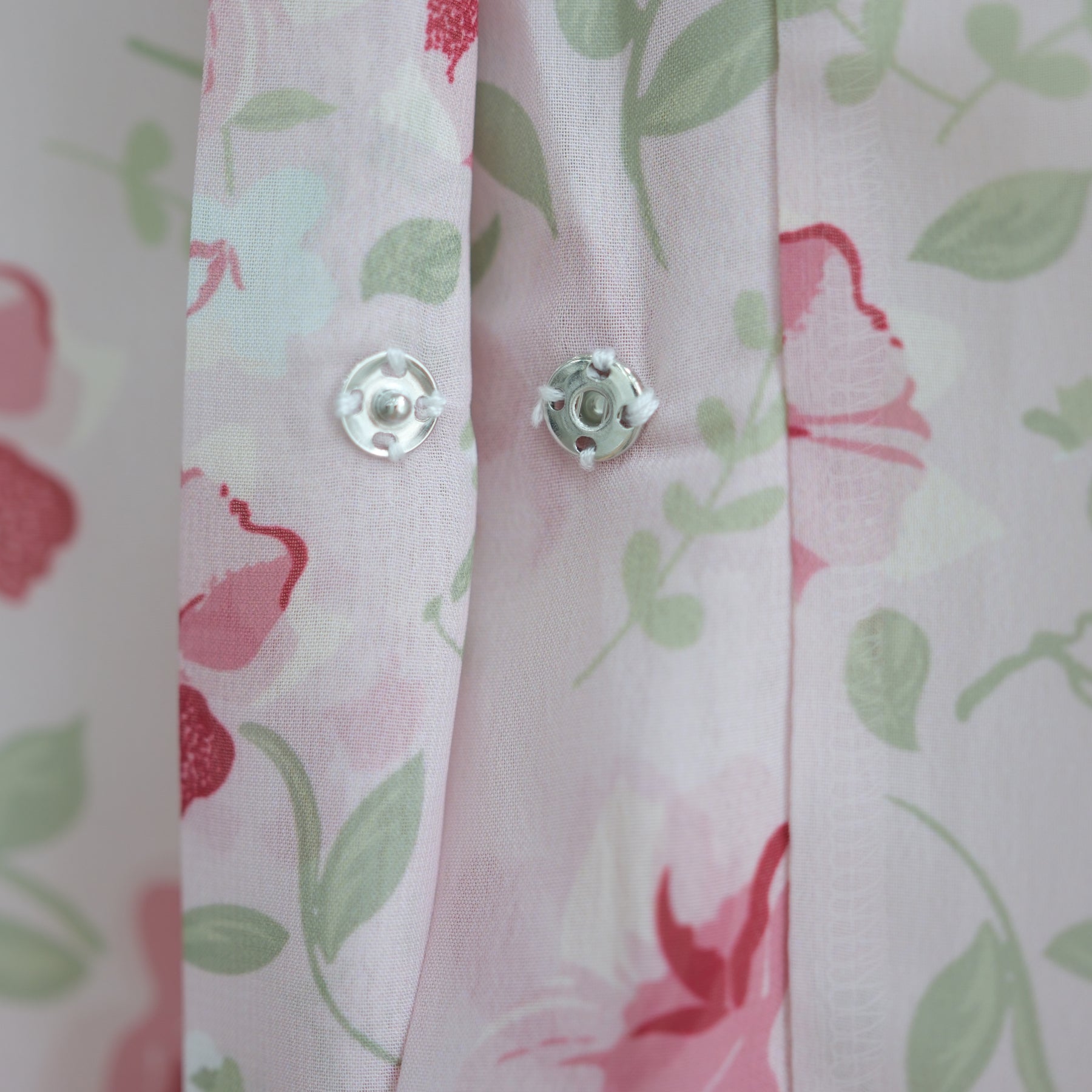 The Pink Floral Abaya & Hijab Set, view 5