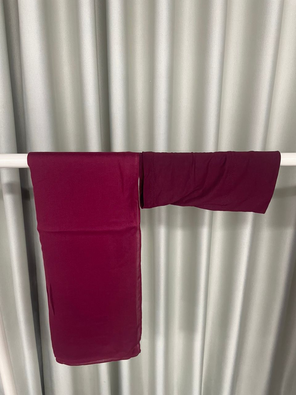 Deep Plum Modal Matching Hijab Set, view 2