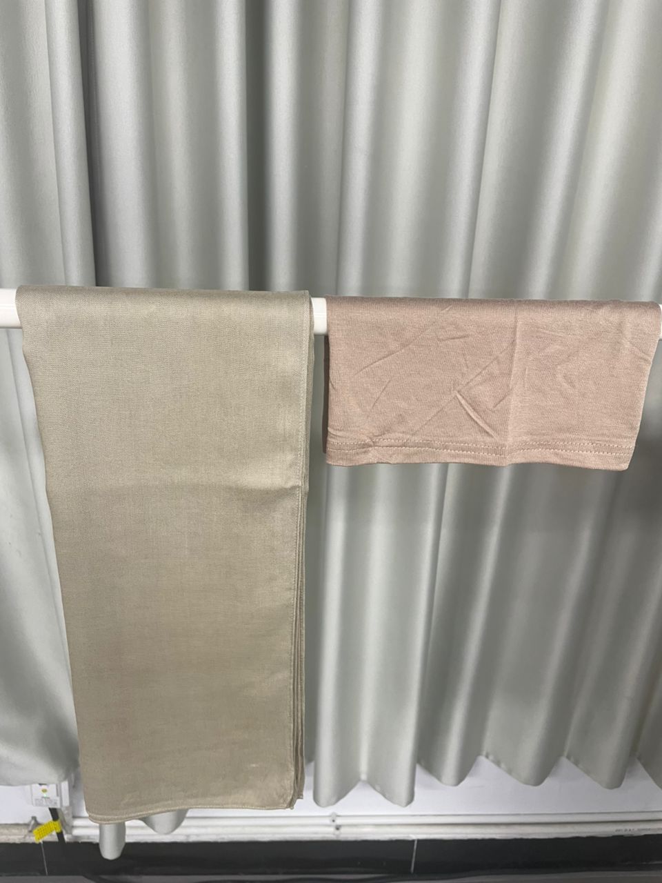 Soft Clay Modal Matching Hijab Set, view 2