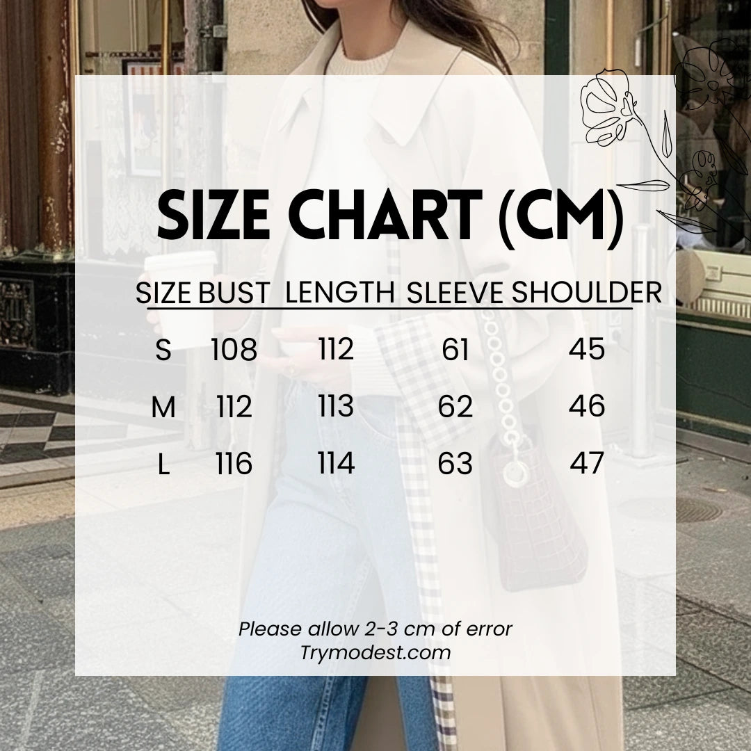 Elegant Trench Coat for Women – Modest Autumn Winter Outerwear, view 4