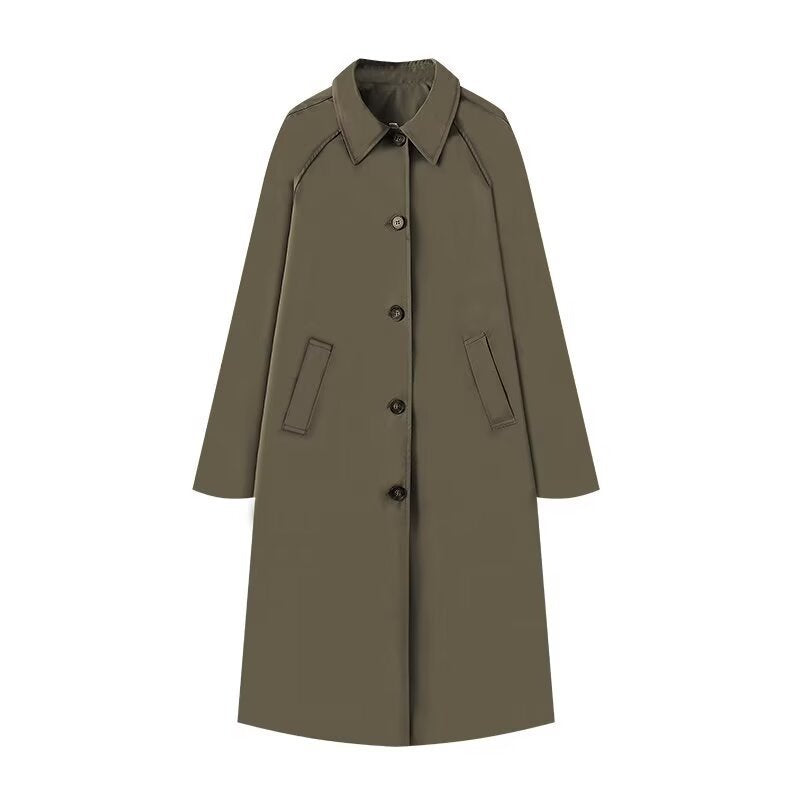 Elegant Trench Coat for Women – Modest Autumn Winter Outerwear, view 7