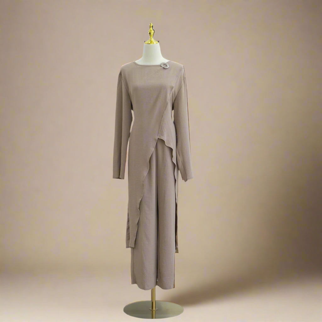 Maram Asymmetric Top & Pants Set, view 5