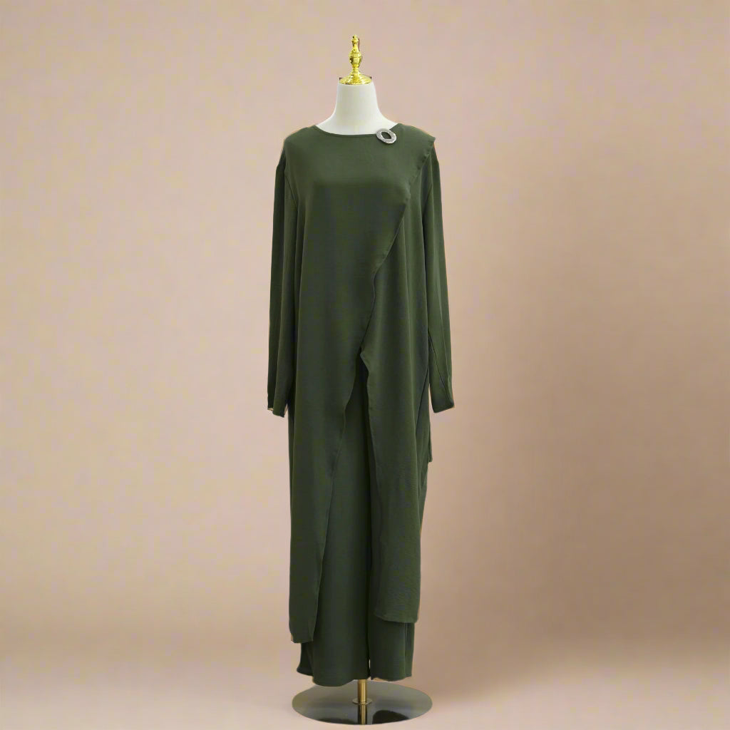 Maram Asymmetric Top & Pants Set, view 6