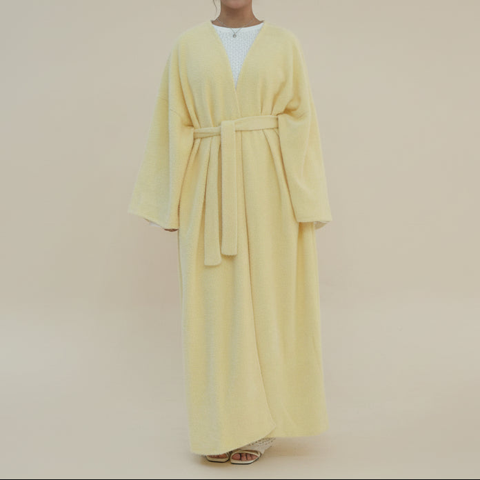 Wafaa Warm & Stylish Winter Abaya Coat by Try Modest