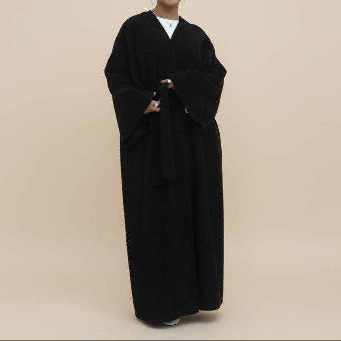 Wafaa Warm & Stylish Winter Abaya Coat, view 7