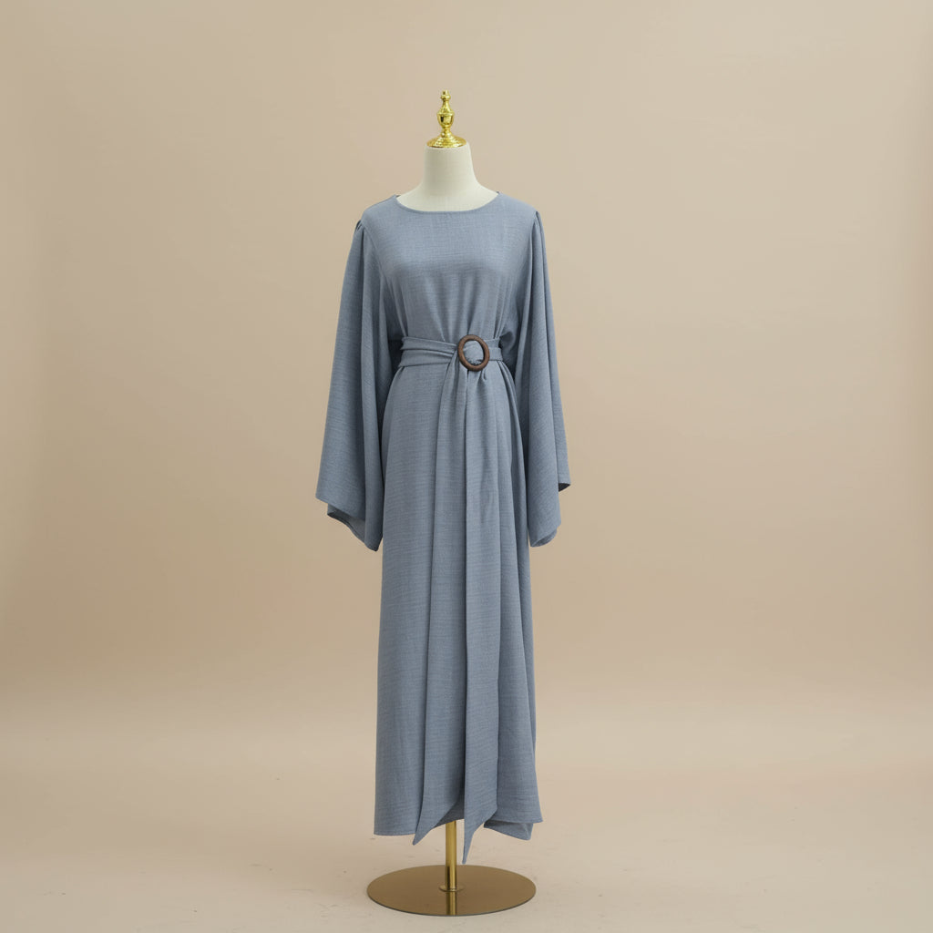 Isadora Modest Maxi Dress with Belt, view 7
