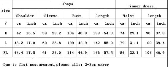 2-Piece Modest Skirt and Open Abaya Set, view 4