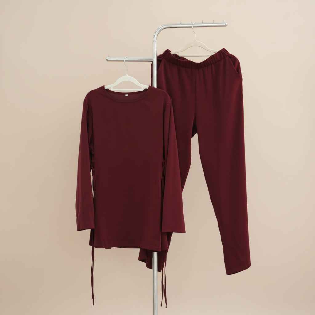 Raya Modest Tie-Waist Tunic & Trouser Co-ord Set, view 5