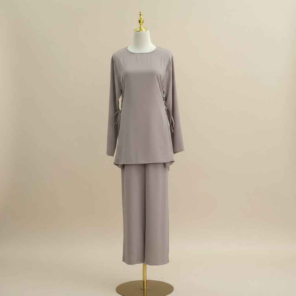 Raya Modest Tie-Waist Tunic & Trouser Co-ord Set, view 7