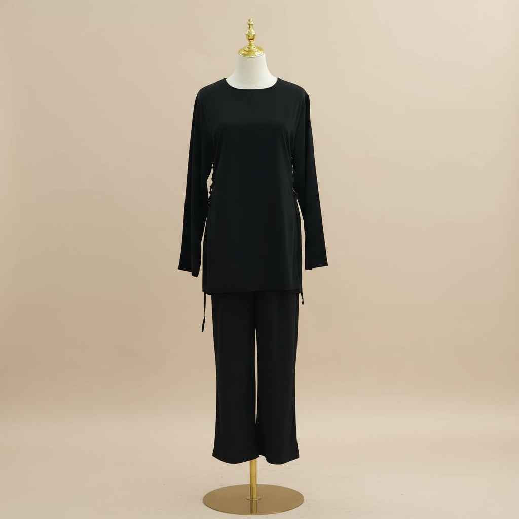 Raya Modest Tie-Waist Tunic & Trouser Co-ord Set, view 8