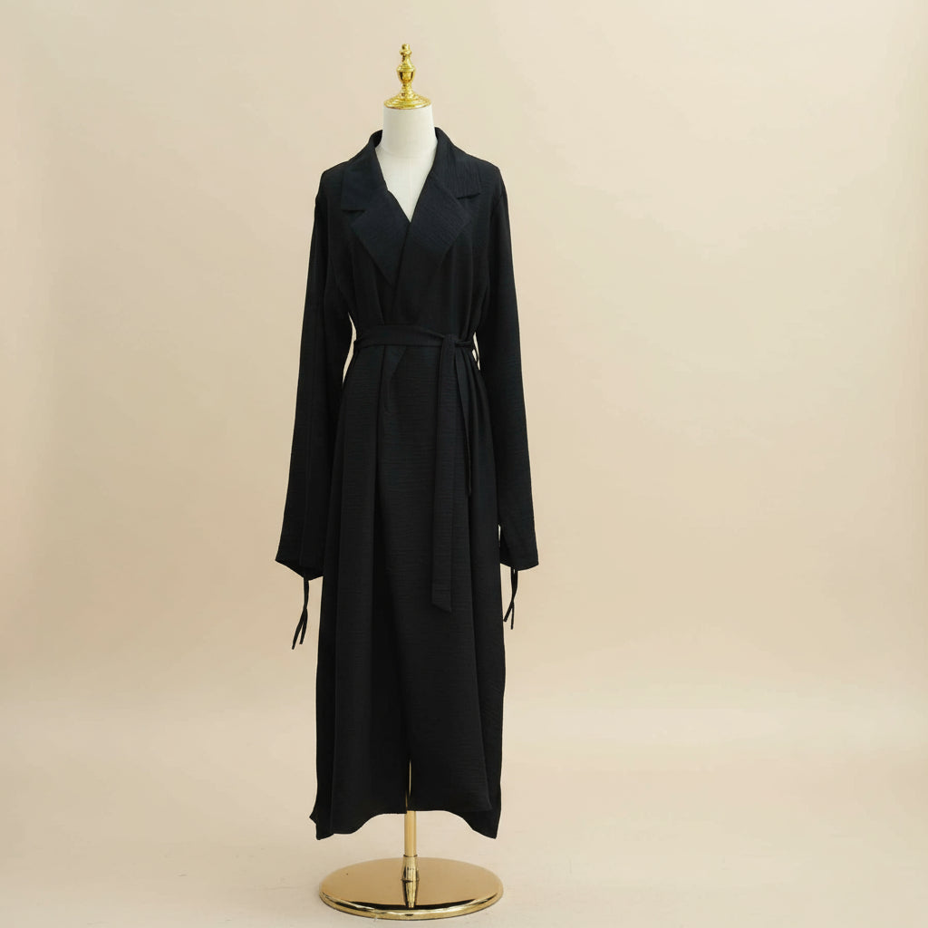 Grace Ruched Abaya Coat, view 4