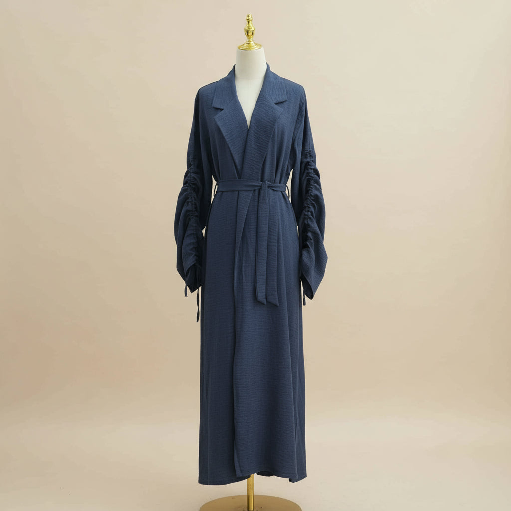 Grace Ruched Abaya Coat, view 5