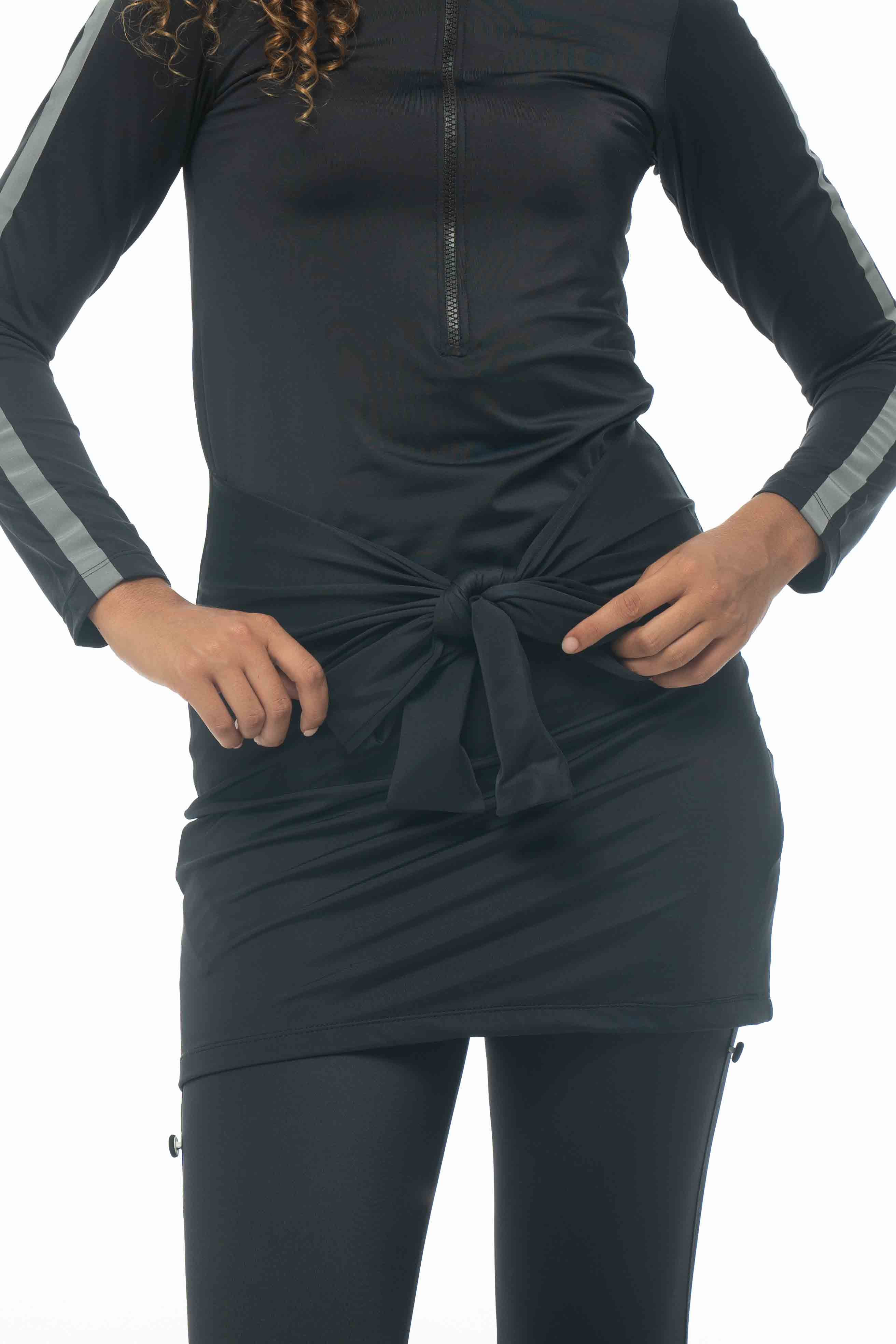 The Coastal Swimsuit - Black Tang, view 2