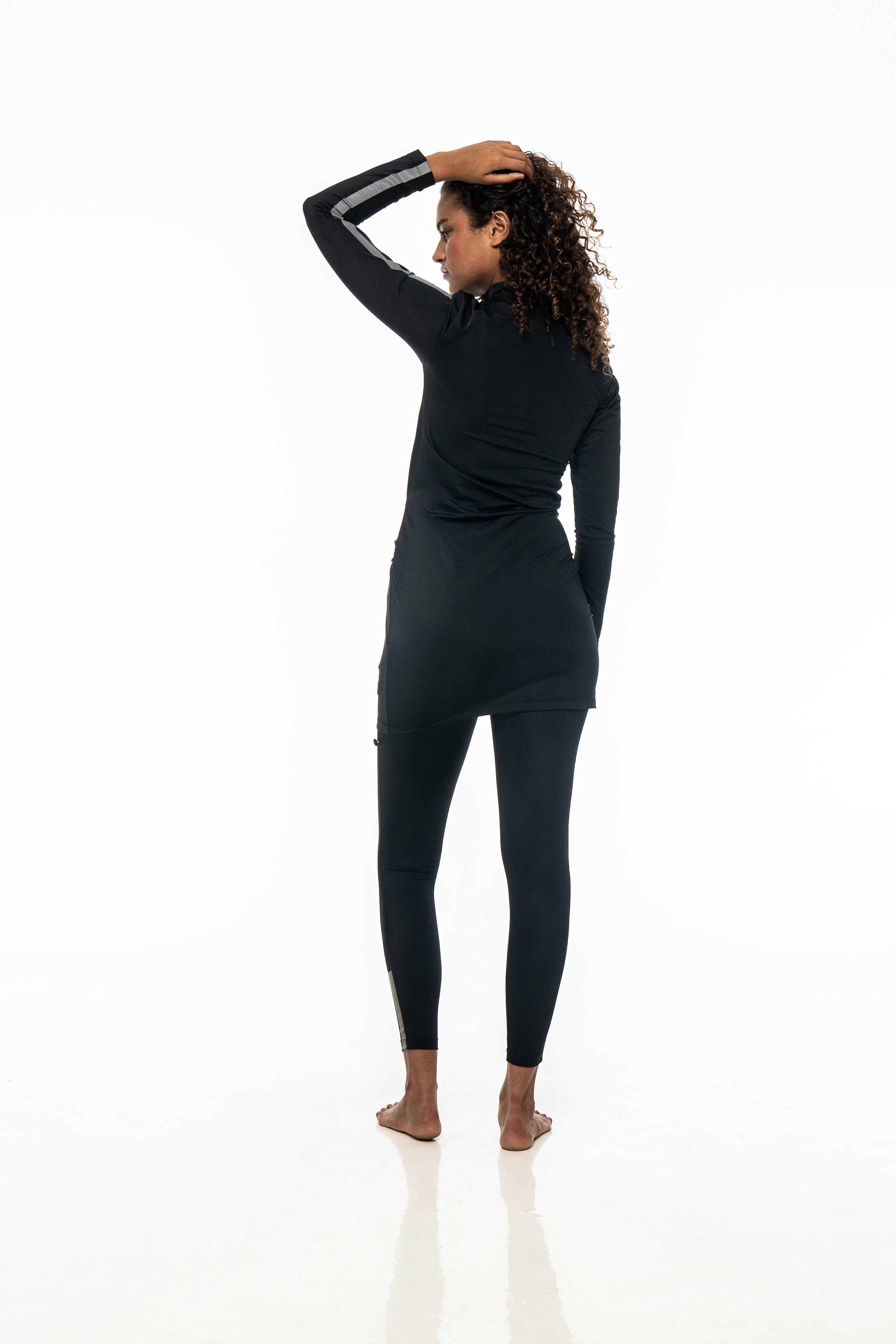 The Coastal Swimsuit - Black Tang, view 4