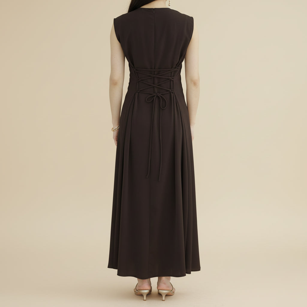 Essential Sleeveless Under-Abaya Slip Dress, view 2