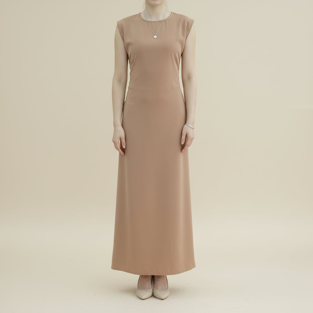 Essential Sleeveless Under-Abaya Slip Dress, view 7