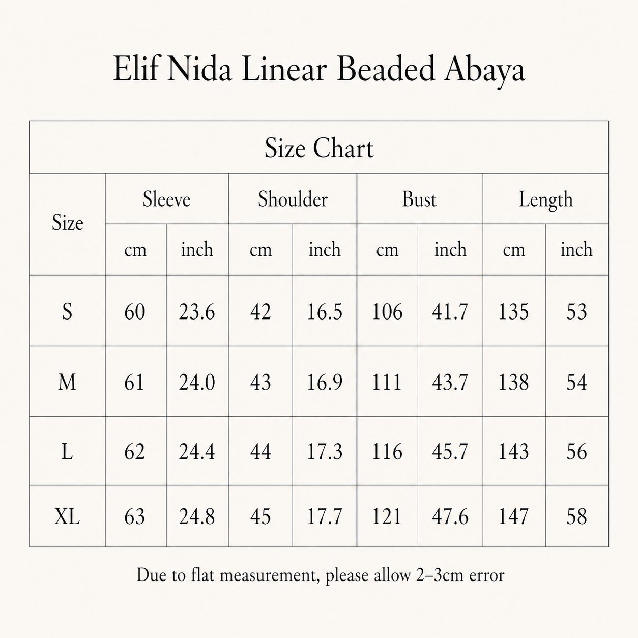 Elif Nida Linear Beaded Abaya, view 5