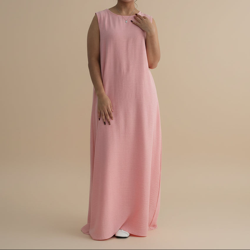 Aseel Structured Button Abaya, view 6