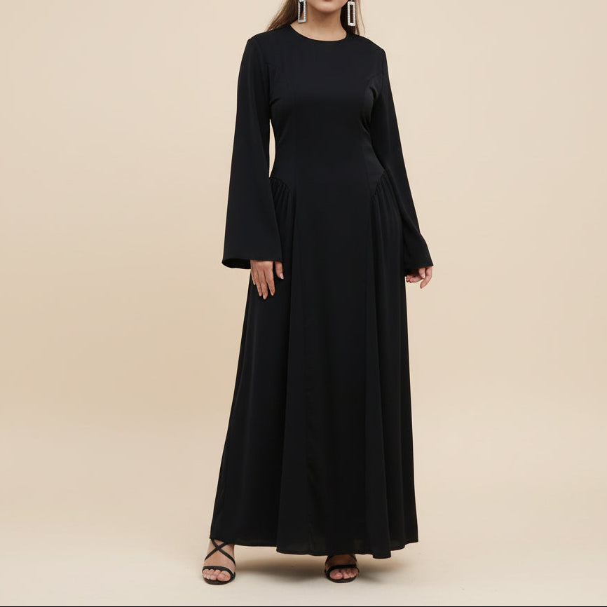 Soraya Corset Back Abaya Dress, view 4