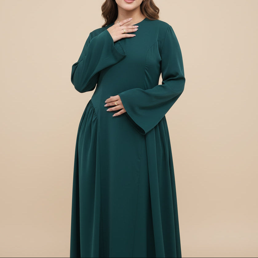Soraya Corset Back Abaya Dress, view 6