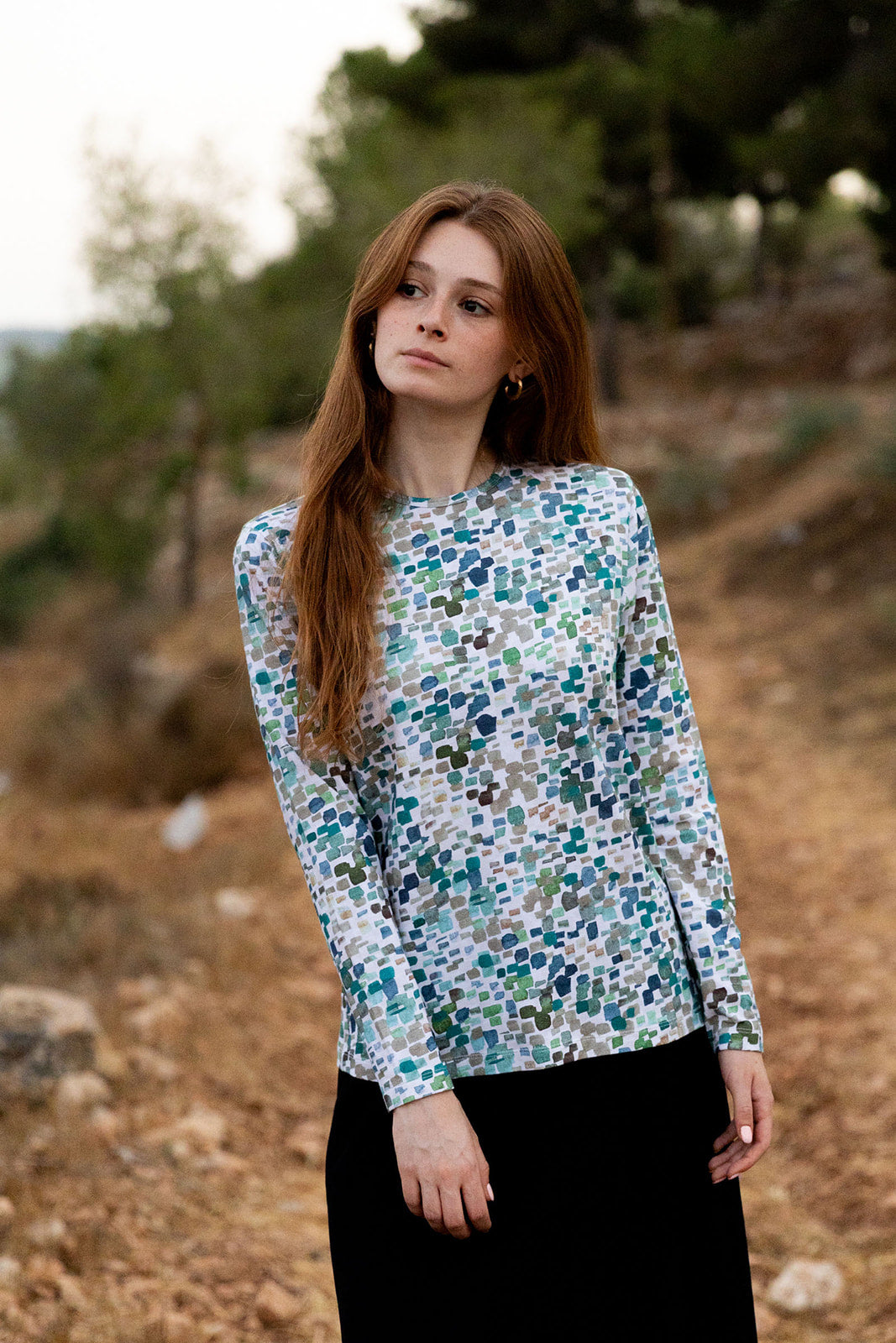 Forest Geo Classic Top by Rose and Harry's