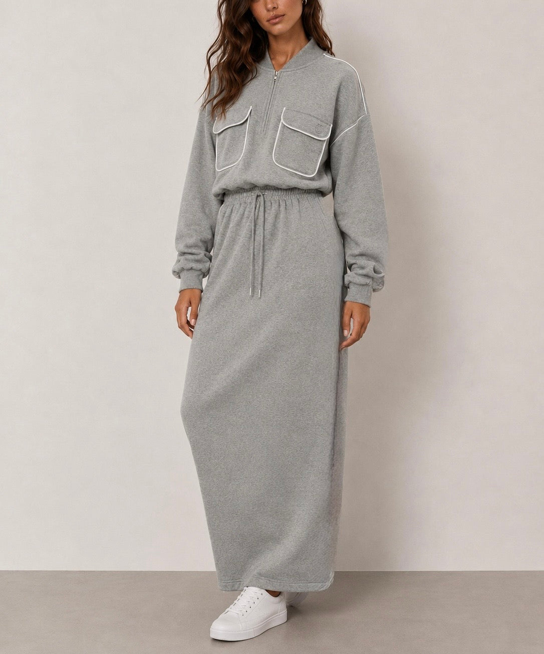 Verona Sport Skirt Set Grey by Orlena Official