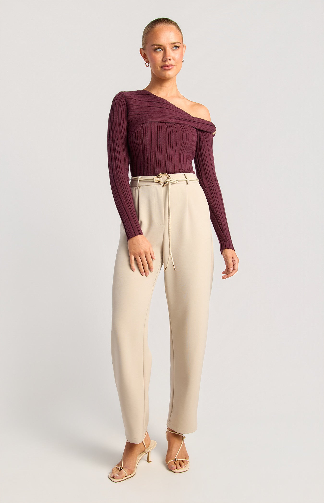 Aurelle Belted Pants by Orlena Official