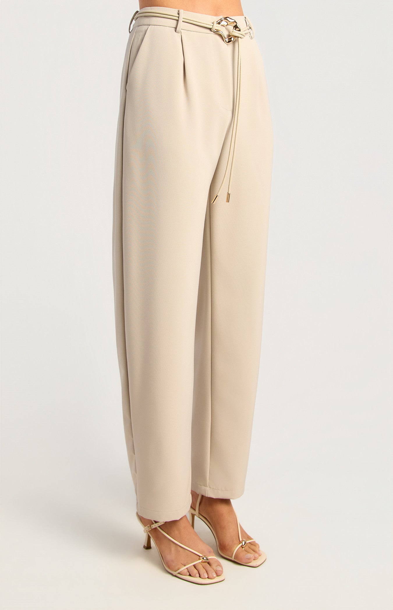 Aurelle Belted Pants, view 5