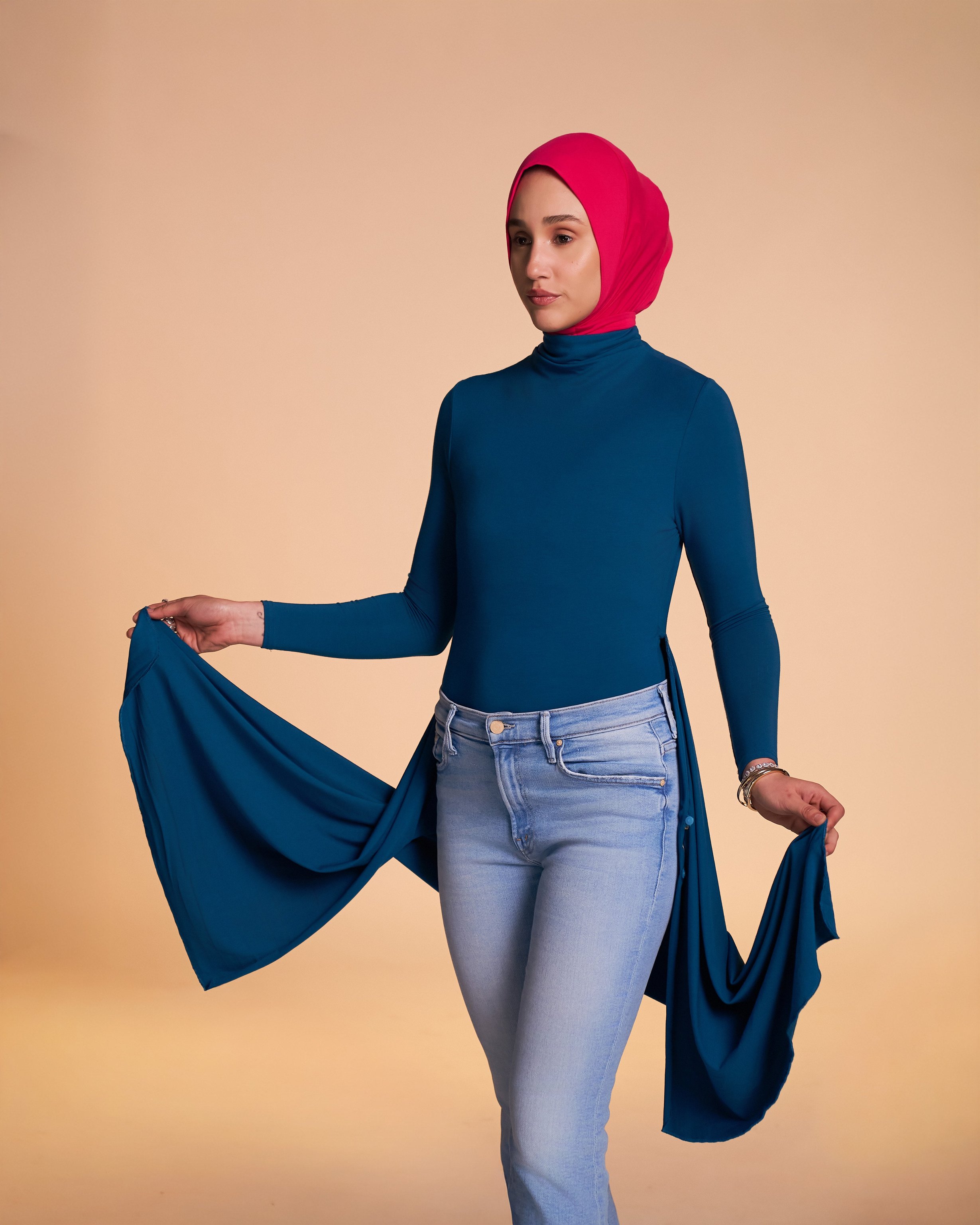 The Convertible Veil Bodysuit, view 6