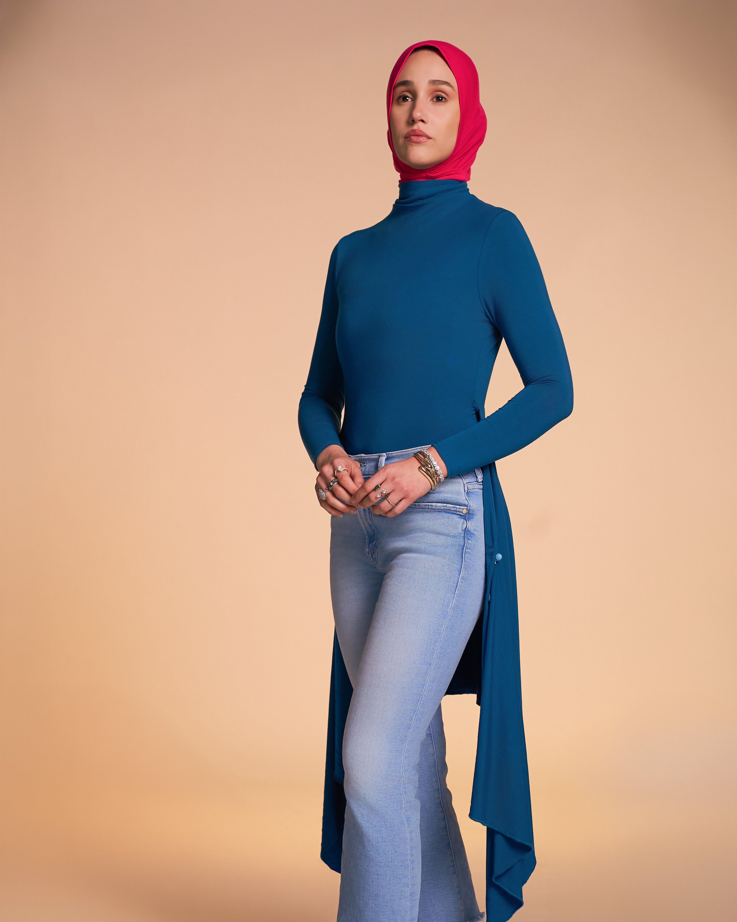 The Convertible Veil Bodysuit, view 7