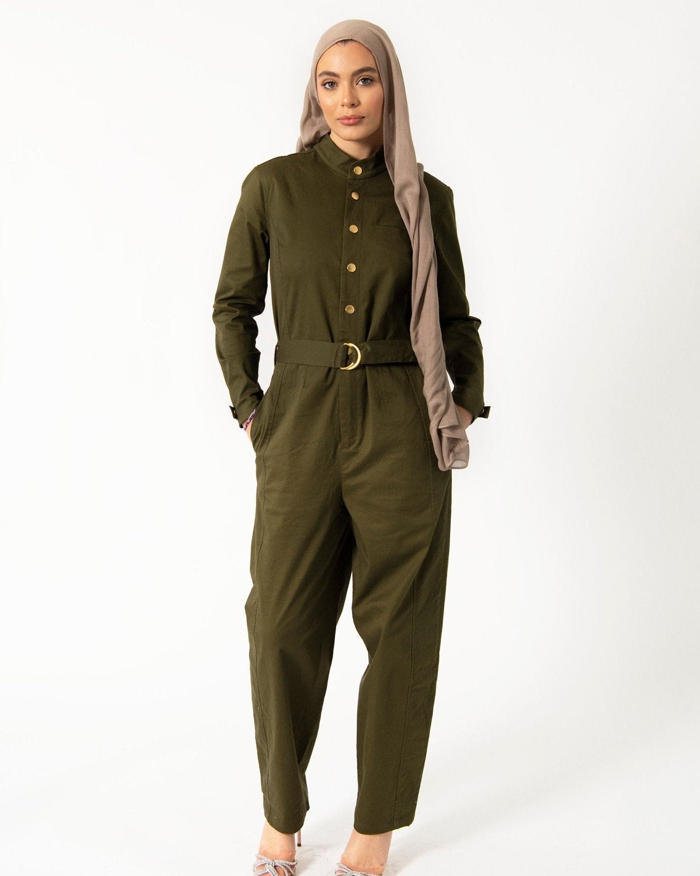 The Vanguard Jumpsuit: Long Sleeve Modest Jumpsuit by Citizens Of The World