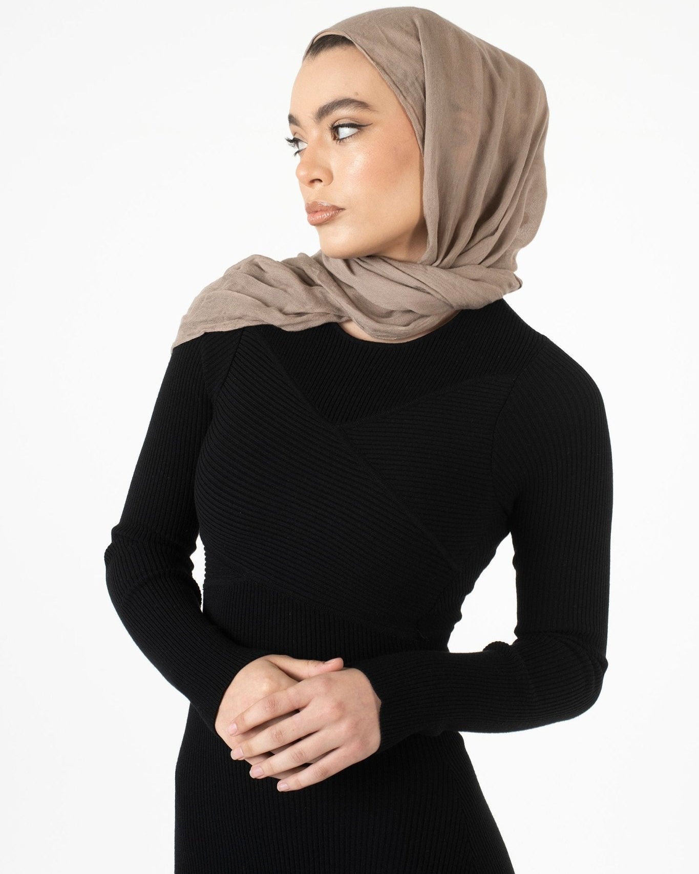 The Allure: Modest Cocktail Dress, view 5