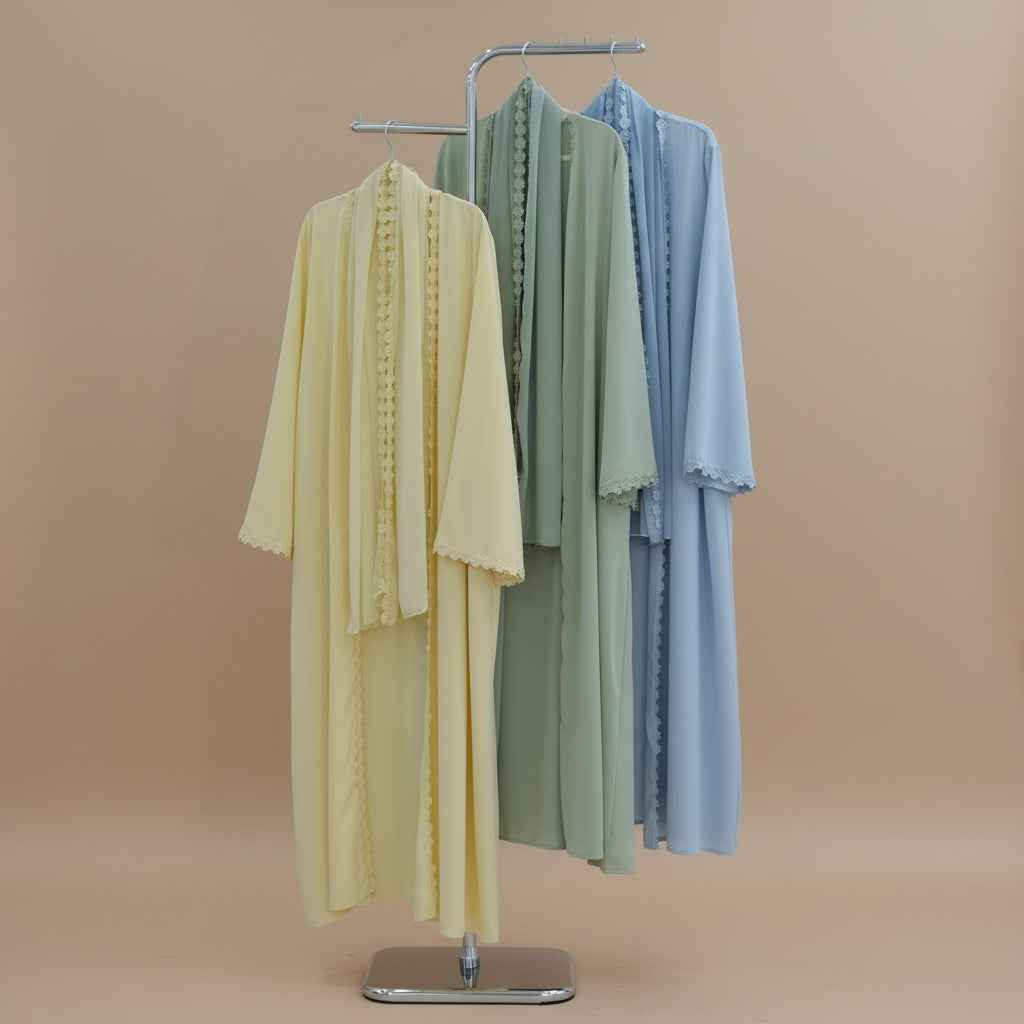 Yasmera Minimal Nida Abaya & Hijab Set, view 2