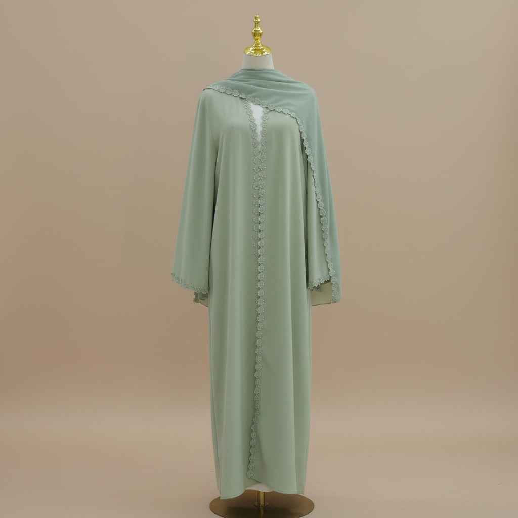 Yasmera Minimal Nida Abaya & Hijab Set, view 7