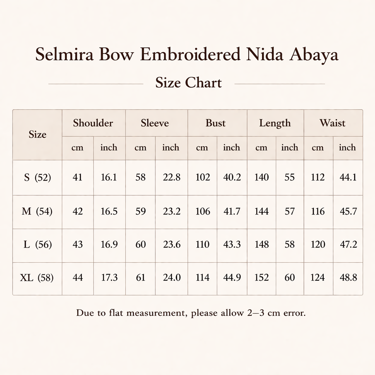 Selmira Bow Embroidered Nida Abaya, view 5