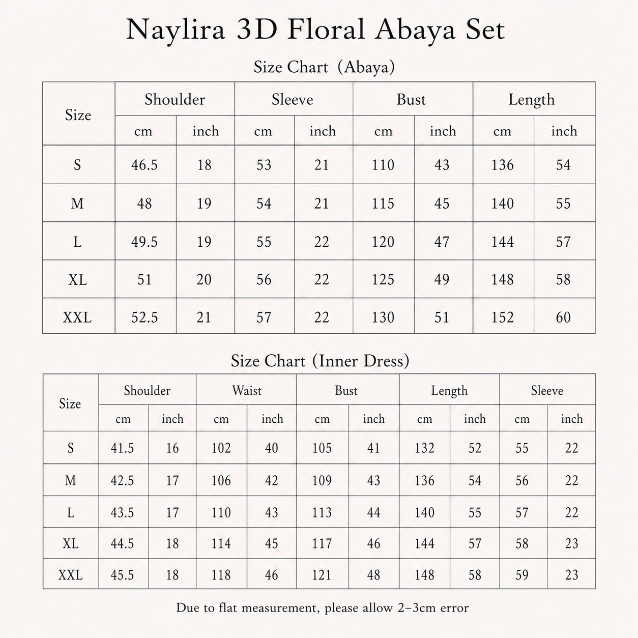 Naylira 3D Floral Abaya Set – 3 Piece Modest Dress & Hijab, view 5