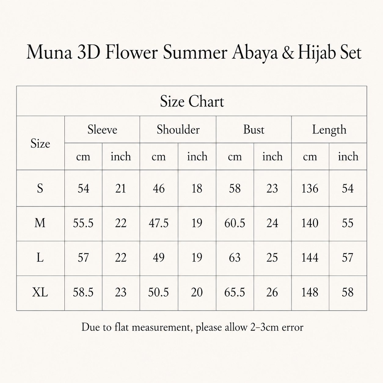 Muna 3D Flower Summer Abaya & Hijab Set, view 3
