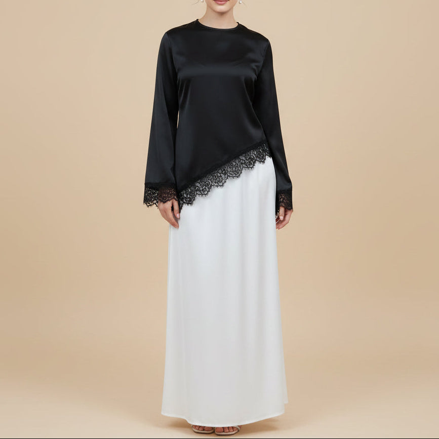 Celestine Satin Modest Co-Ord Set, view 5