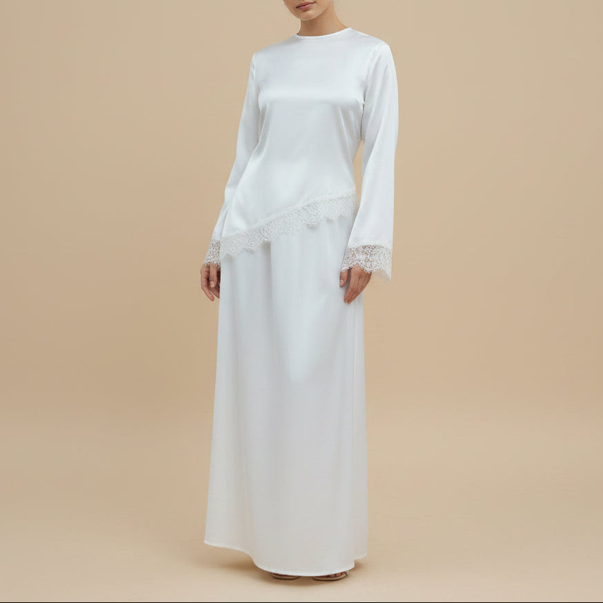 Celestine Satin Modest Co-Ord Set, view 6